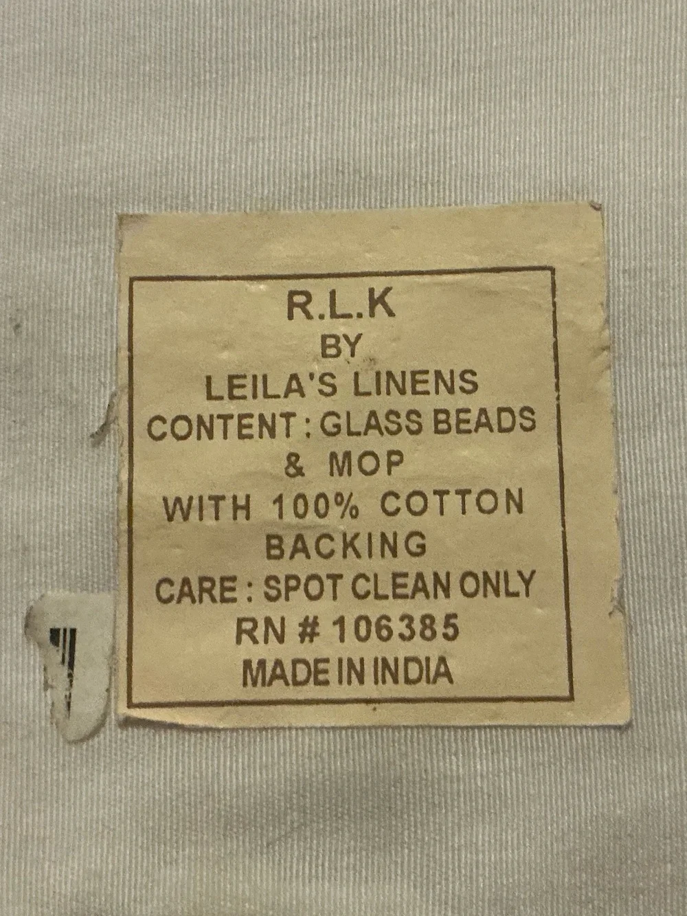 Beautiful Vintage Mother Of Pearl Leila’s Linens Set Of 4 Placemats